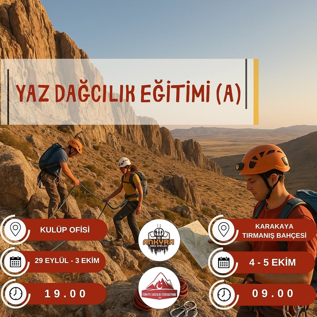 Yaz Dağcılık Eğitimi (A) kapak görseli